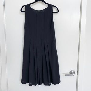 Anthropologie Black Empire Waste Dress Size 10